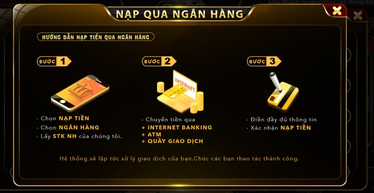 Hướng Dẫn Nạp Tiền Vào Ngân Hàng Tại Go88 Hướng Dẫn Cách Gửi Vốn Vào Hệ Thống Siêu Tốc Để Chinh Phục Chiến Thắng