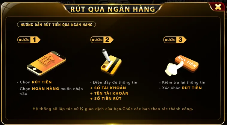 Hướng Dẫn Rút Tiền Go88 Về Ngân Hàng Chi Tiết Quy Trình Nhận Thưởng Siêu Tốc Cho Game Thủ