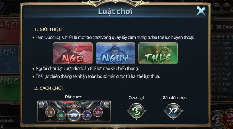 Khám Phá Thế Giới Minigame Tam Quốc Đại Chiến Tại Go88 Hùng Tráng