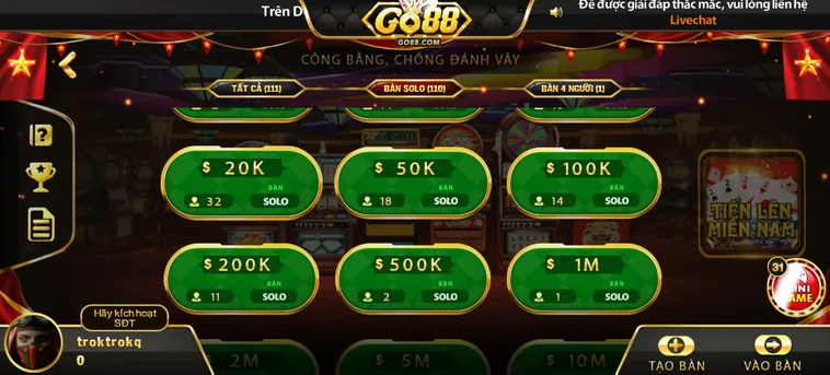 Tiến Lên Miền Nam Tại Go88 Đỉnh Cao Trí Tuệ Với Những Ván Bài Đấu Trí Nghẹt Thở